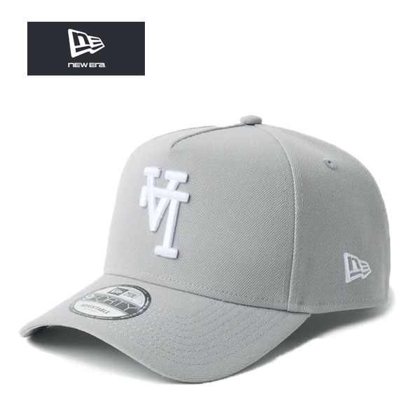 ニューエラ キャップ 9FORTY A-Frame MLB Upside Down ロサンゼルス・ドジャース グレー 逆さ la