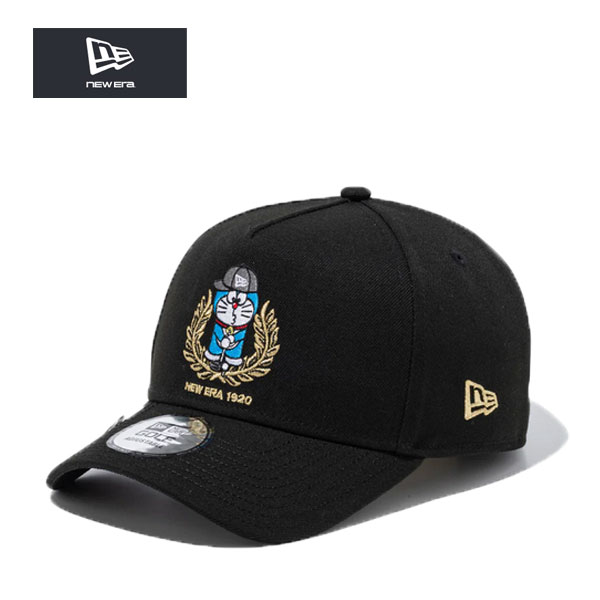 ニューエラ ドラえもん コラボ キャップ ゴルフ 9FORTY A-Frame On Par NEW ERA 1920 ブラック 黒 パター