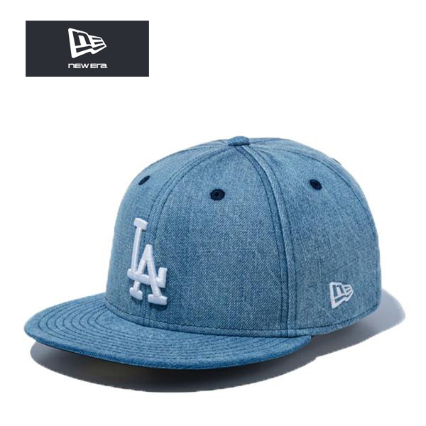 ニューエラ 59FIFTY キャップ ロサンゼルス ドジャース LA ウォッシュドデニム ブルー