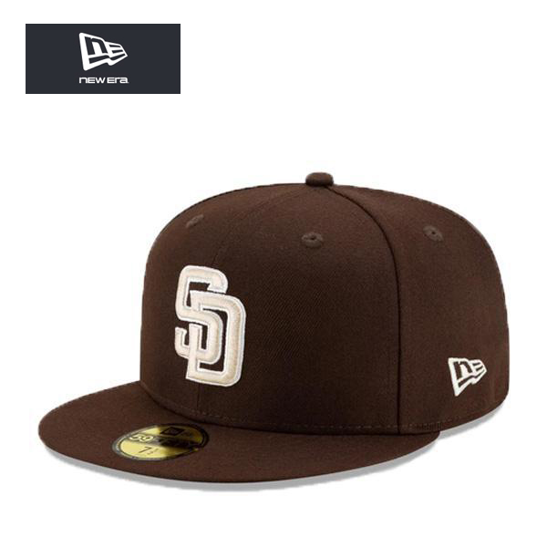 ニューエラ キャップ 59FIFTY サンディエゴ・パドレス ブラウン 茶 new era