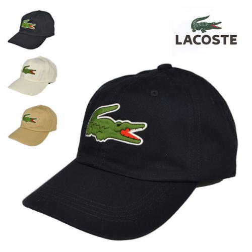 ラコステ ビッグ ワニ ロゴ ベースボールキャップ L1148 LACOSTE